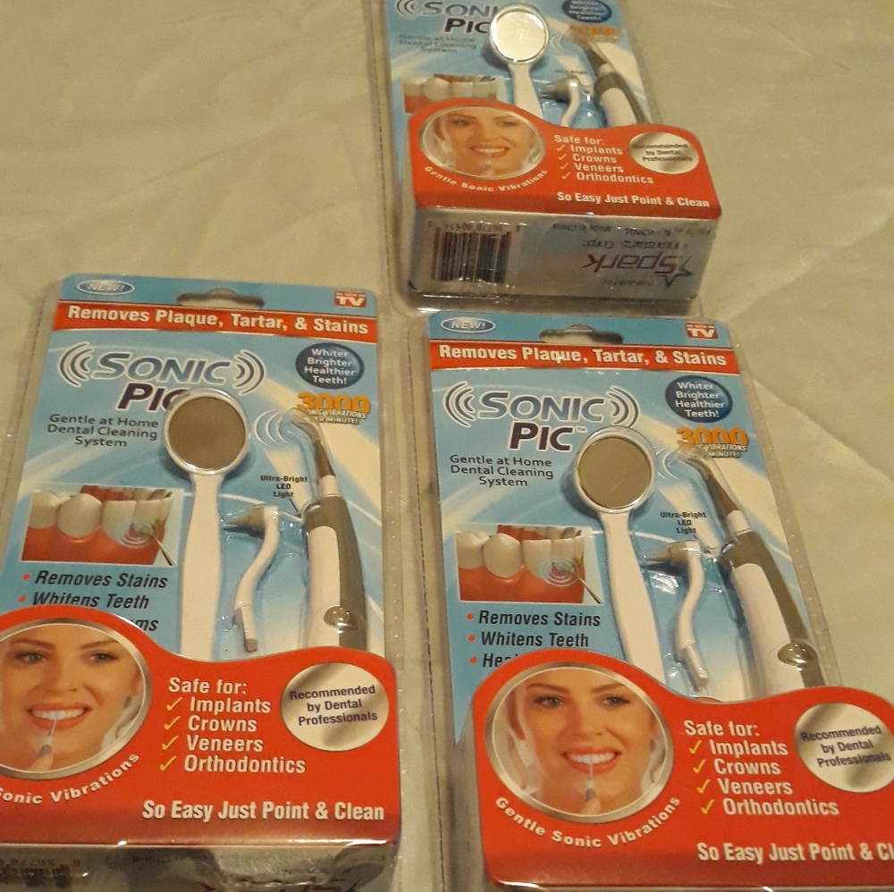 3 Sonic pic teeth tools. $ 5 each one